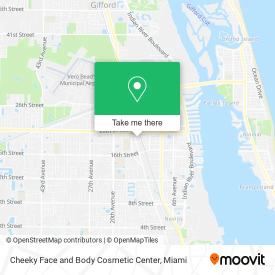 Cheeky Face and Body Cosmetic Center map