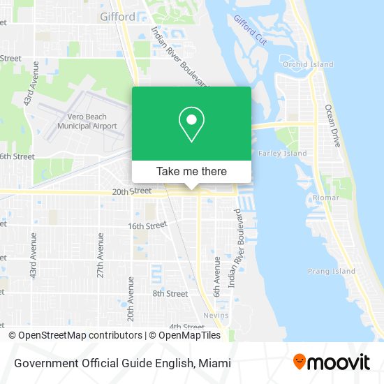 Government Official Guide English map