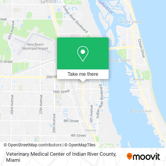 Veterinary Medical Center of Indian River County map