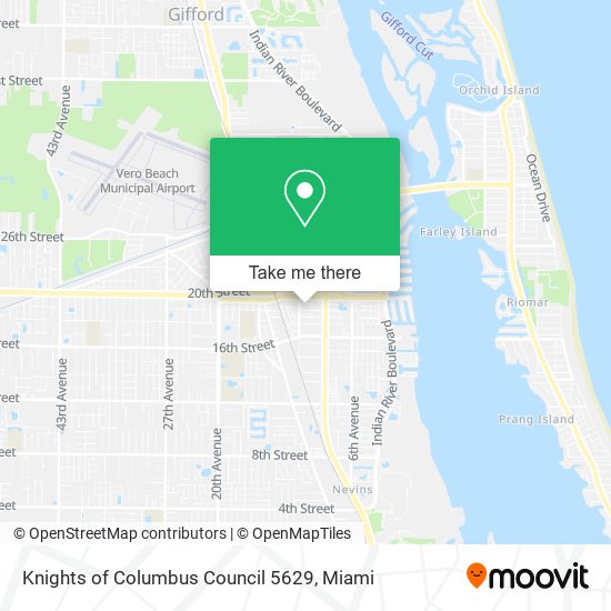 Knights of Columbus Council 5629 map