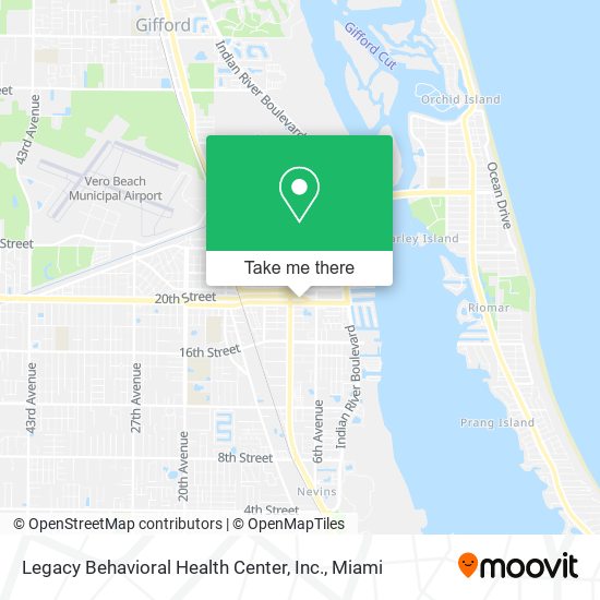 Mapa de Legacy Behavioral Health Center, Inc.
