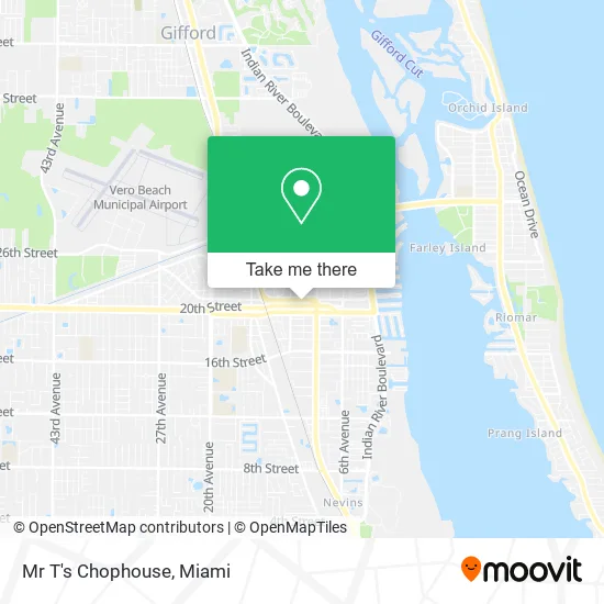 Mr T's Chophouse map