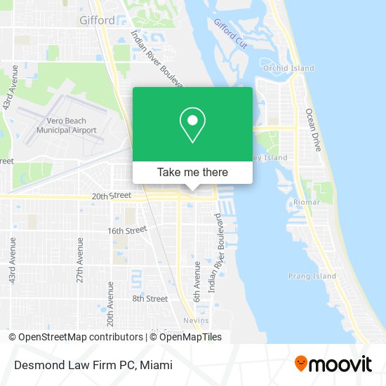 Mapa de Desmond Law Firm PC