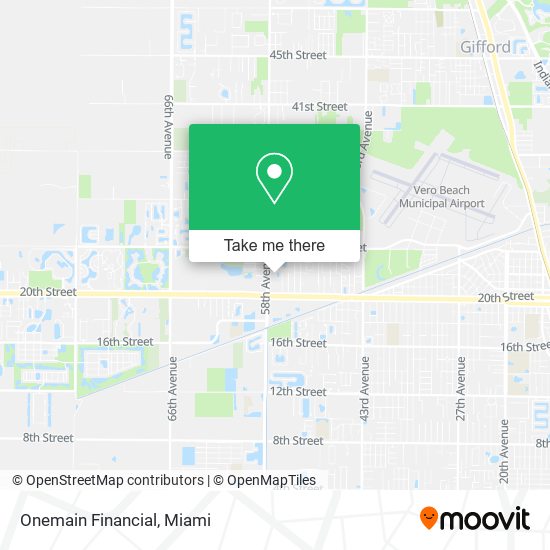 Mapa de Onemain Financial