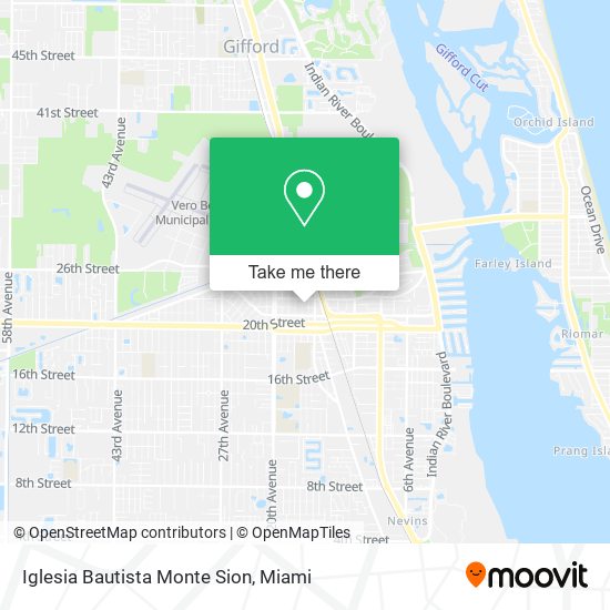 Mapa de Iglesia Bautista Monte Sion