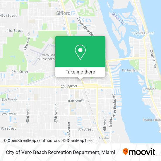 Mapa de City of Vero Beach Recreation Department