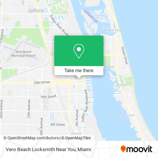 Mapa de Vero Beach Locksmith Near You
