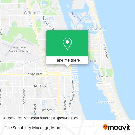 Mapa de The Sanctuary Massage