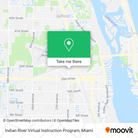 Indian River Virtual Instruction Program map