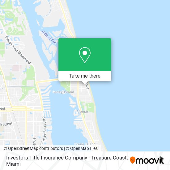 Investors Title Insurance Company - Treasure Coast map