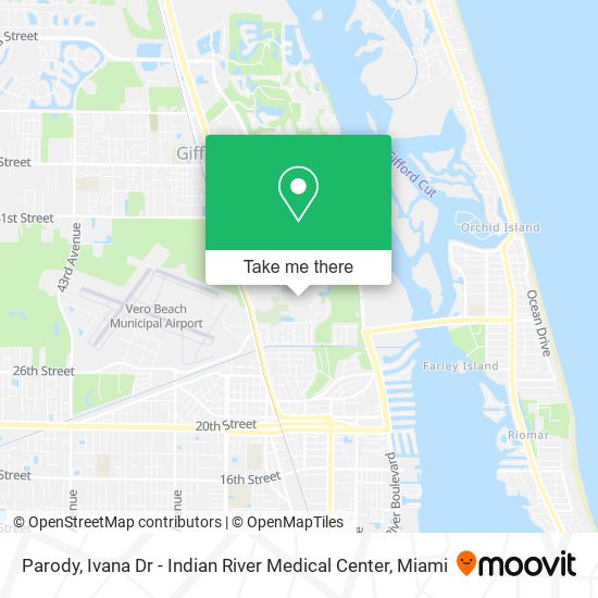 Parody, Ivana Dr - Indian River Medical Center map