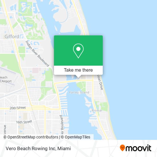 Mapa de Vero Beach Rowing Inc