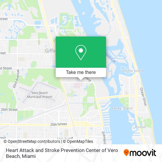 Heart Attack and Stroke Prevention Center of Vero Beach map