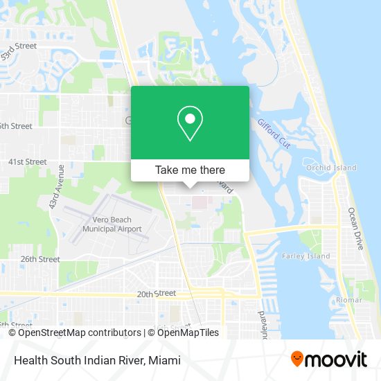 Health South Indian River map