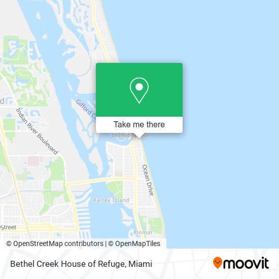 Bethel Creek House of Refuge map