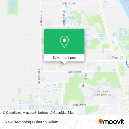 Mapa de New Beginnings Church