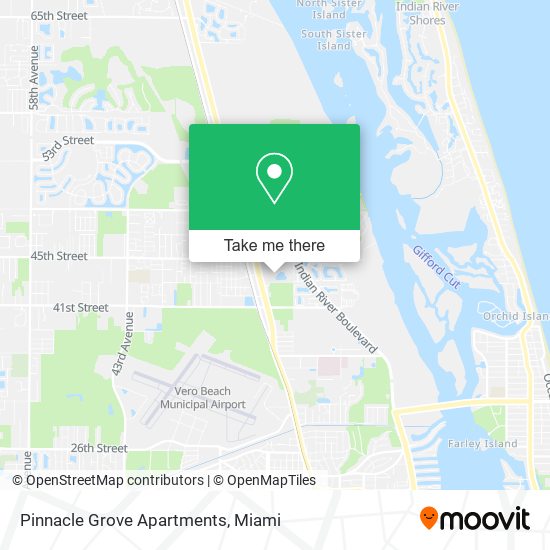 Mapa de Pinnacle Grove Apartments