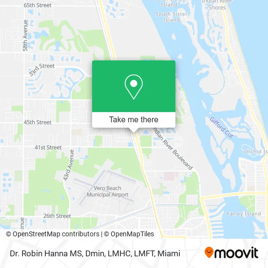 Mapa de Dr. Robin Hanna MS, Dmin, LMHC, LMFT