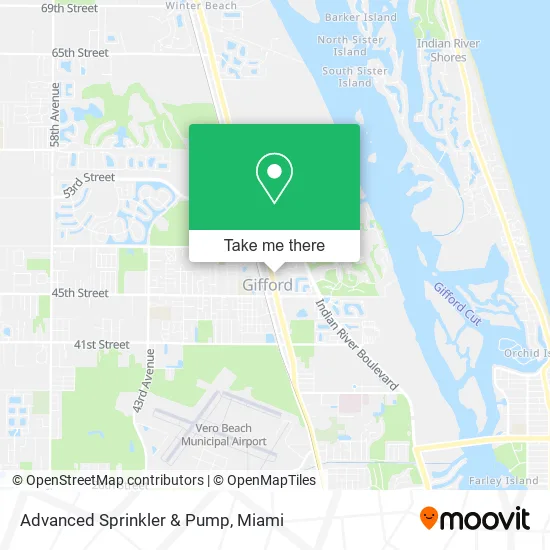 Mapa de Advanced Sprinkler & Pump