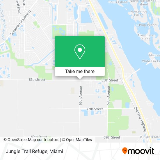 Mapa de Jungle Trail Refuge