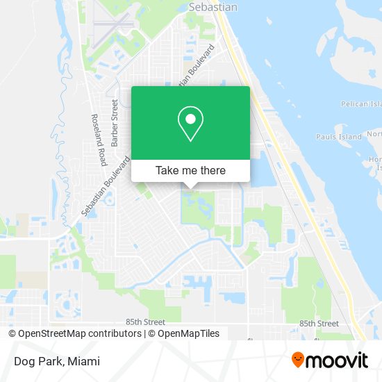 Dog Park map