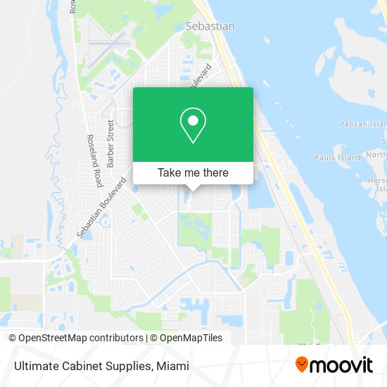 Ultimate Cabinet Supplies map