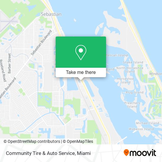 Mapa de Community Tire & Auto Service