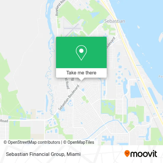 Sebastian Financial Group map