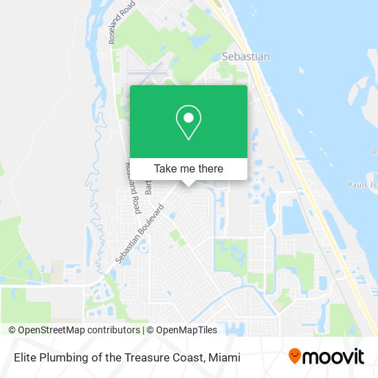 Mapa de Elite Plumbing of the Treasure Coast