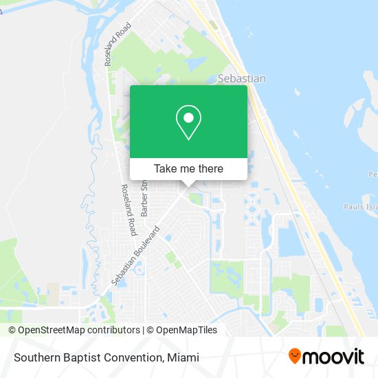 Southern Baptist Convention map