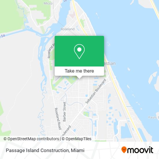 Passage Island Construction map
