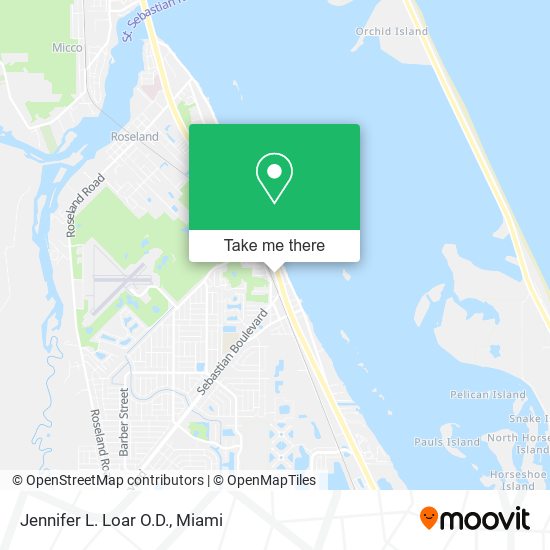 Mapa de Jennifer L. Loar O.D.