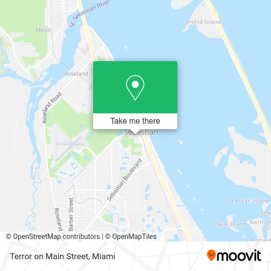 Terror on Main Street map