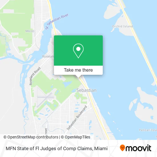 MFN State of Fl Judges of Comp Claims map