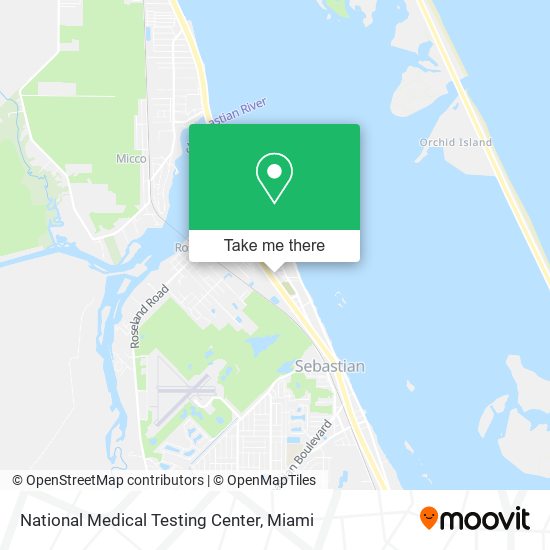 National Medical Testing Center map