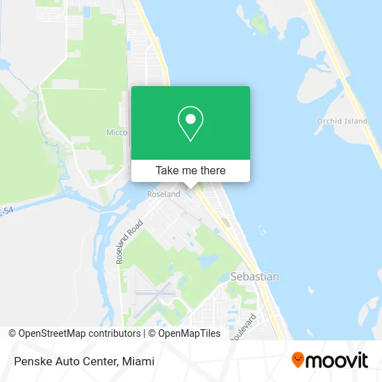 Penske Auto Center map