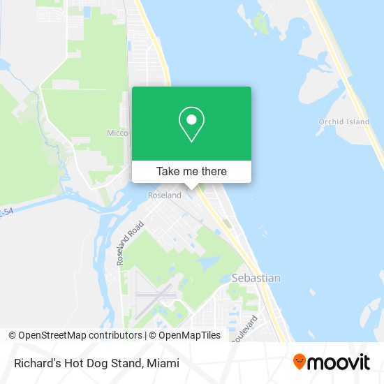 Mapa de Richard's Hot Dog Stand