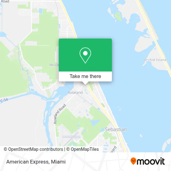 American Express map