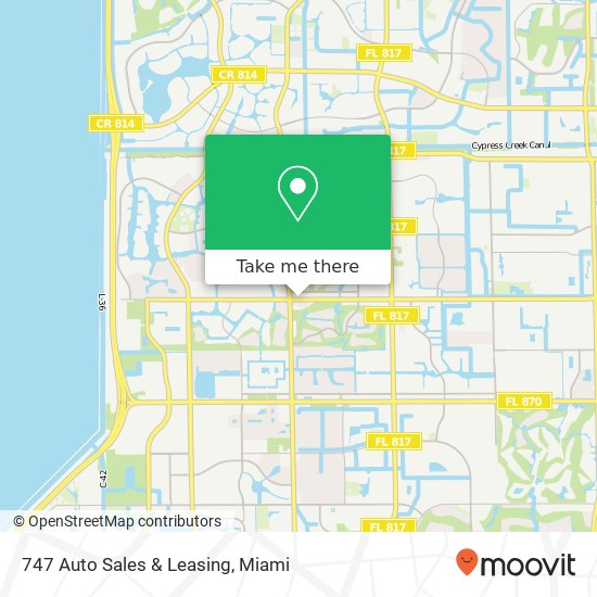 Mapa de 747 Auto Sales & Leasing