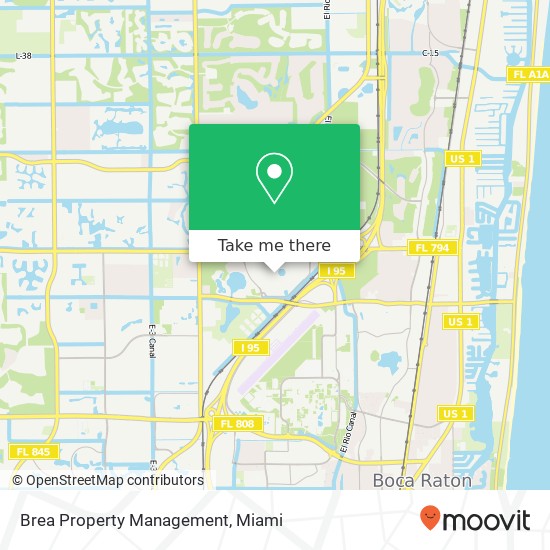 Mapa de Brea Property Management