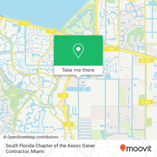 South Florida Chapter of the Assoc Gener Contractor map
