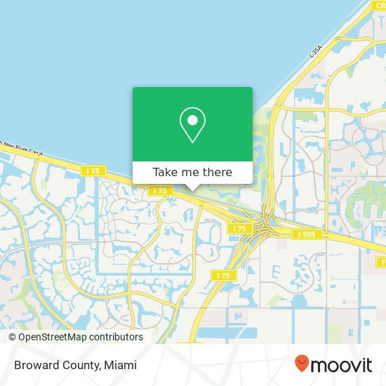 Broward County map