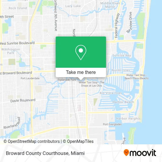 Broward County Courthouse map