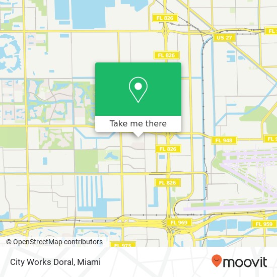 Mapa de City Works Doral