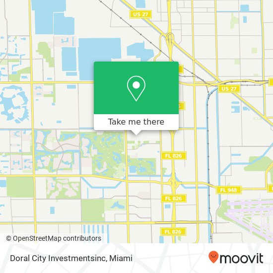 Mapa de Doral City Investmentsinc
