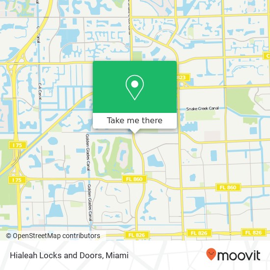 Mapa de Hialeah Locks and Doors