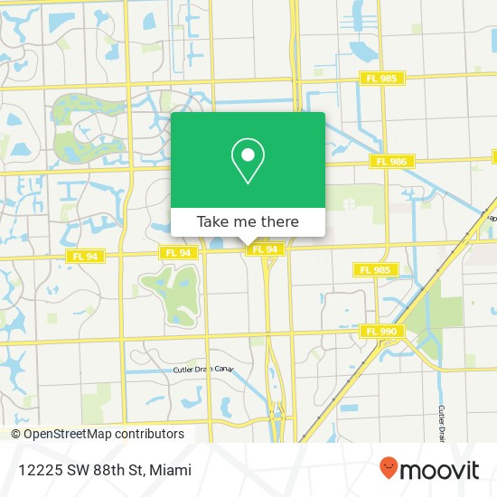 12225 SW 88th St map