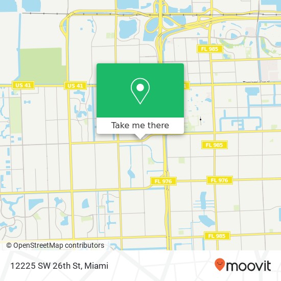 12225 SW 26th St map