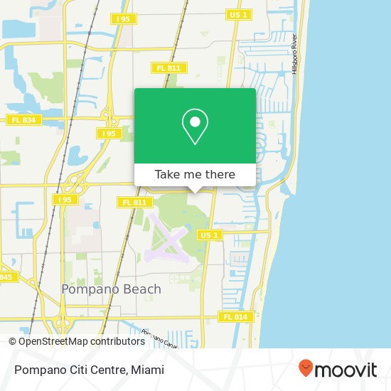 Pompano Citi Centre map