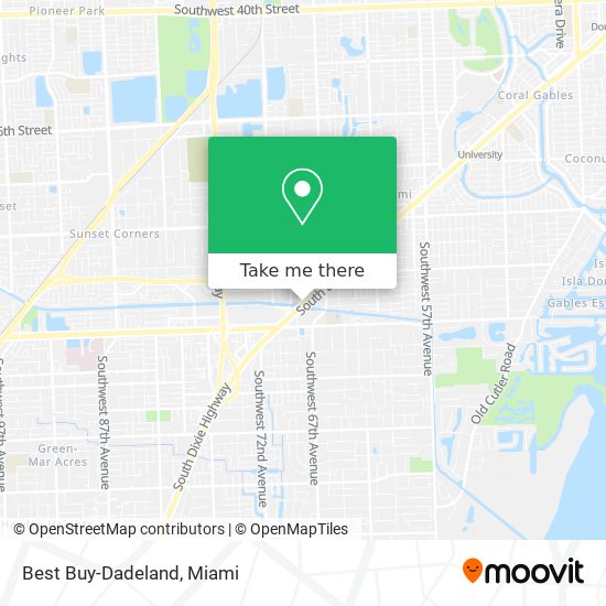 Mapa de Best Buy-Dadeland